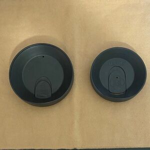Tervis Black Plastic Travel Mug Replacement Lids (Set of 2)